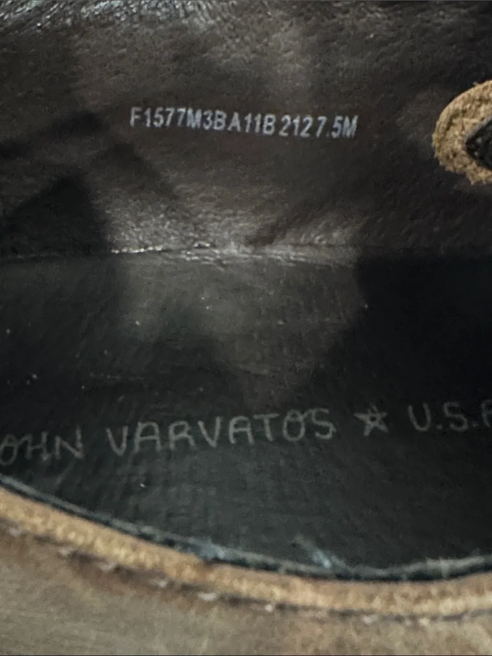 John Varvatos - Classic Brown Leather Men's Dress Shoes